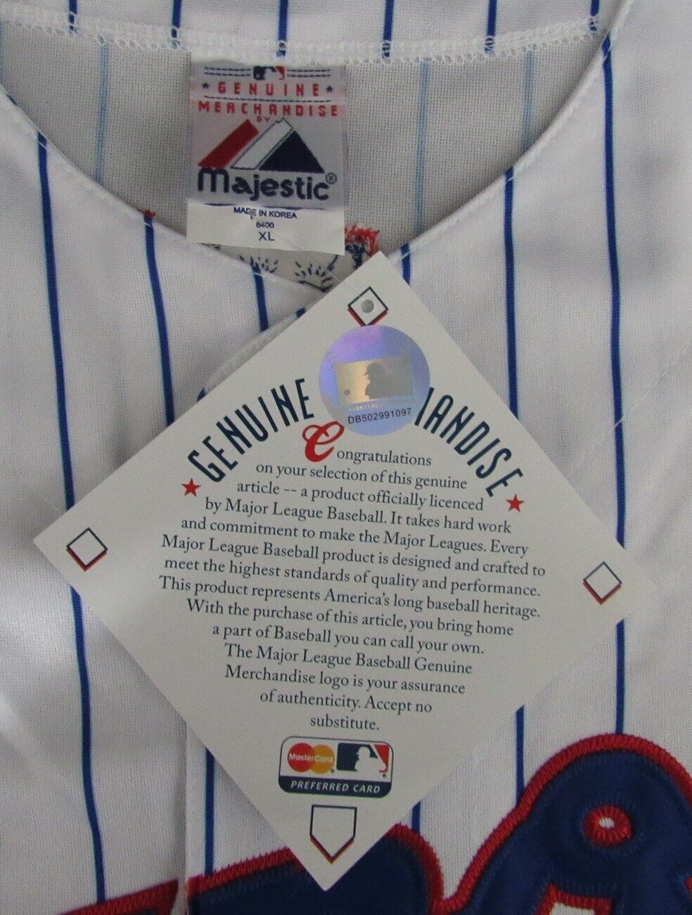 Pedro Martinez HOF Autographed White Majestic Jersey Expos Beckett 176380