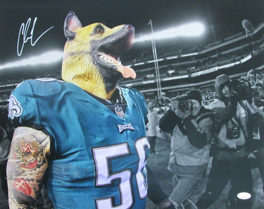 Chris Long Philadelphia Eagles Signed/Autographed 16x20 Photo JSA 157598