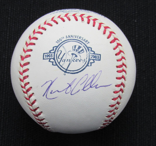 Neil Allen Signed/Auto Yankees 100th OML Baseball JSA 186934
