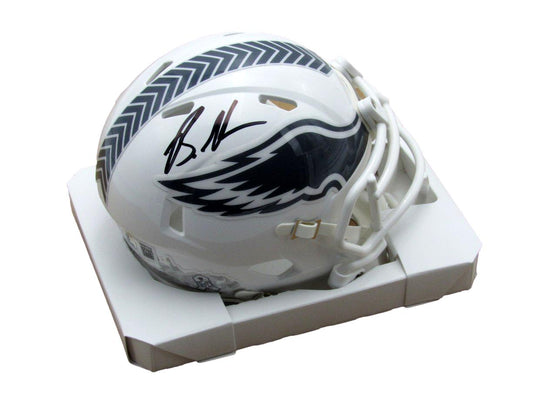 Brandon Graham Signed Eagles 2024 Salute to Service Mini Helmet Beckett 193074