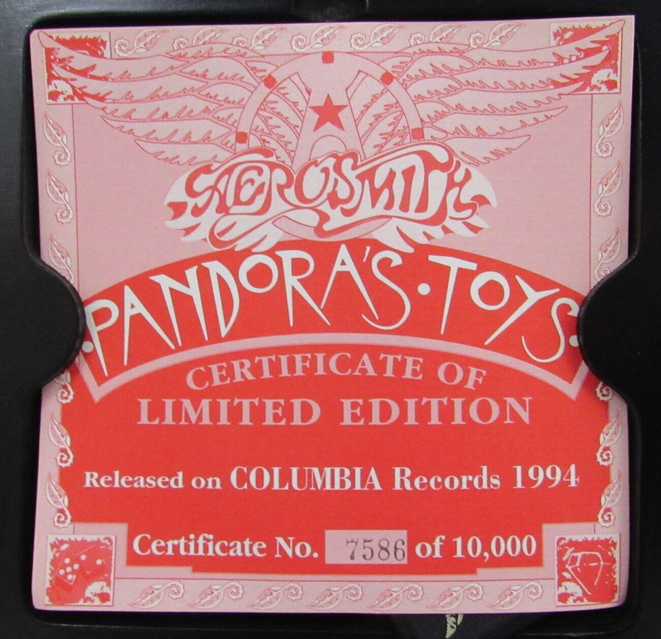 Aerosmith Pandora's Toys Wooden Box Editiion RARE 177430