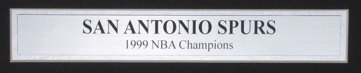 1999 San Antonio Express Newspaper Spurs NBA Champions Framed 188976