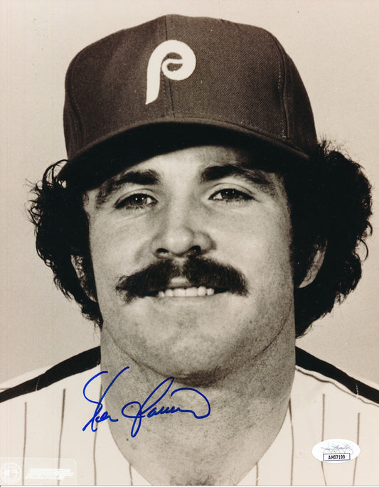 Kevin Saucier Autographed 8x10 Photo 1980 Philadelphia Phillies JSA 181902