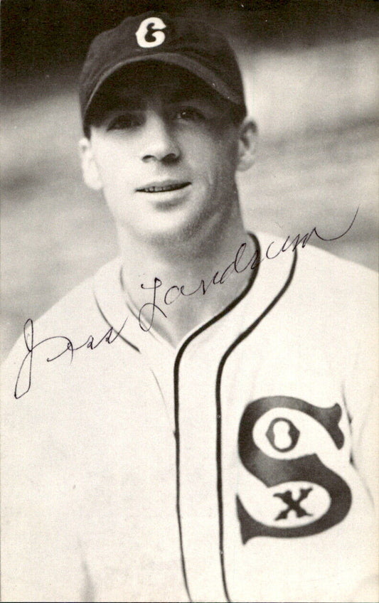 Jesse Landrum Chicago White Sox d. 1983 Signed/Auto 3x5  Photo 178539