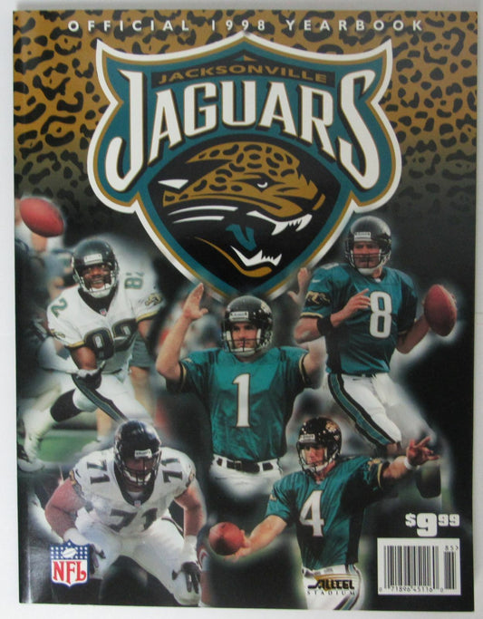 1998 Jacksonville Jaguars Football Official Team Yearbook 146019