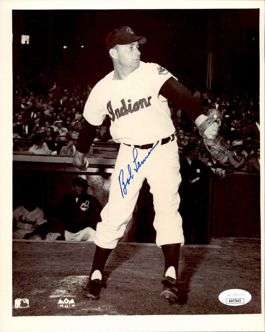 Bob Lemon HOF Signed/Autographed 8x10 Photo Cleveland Indians JSA 191348