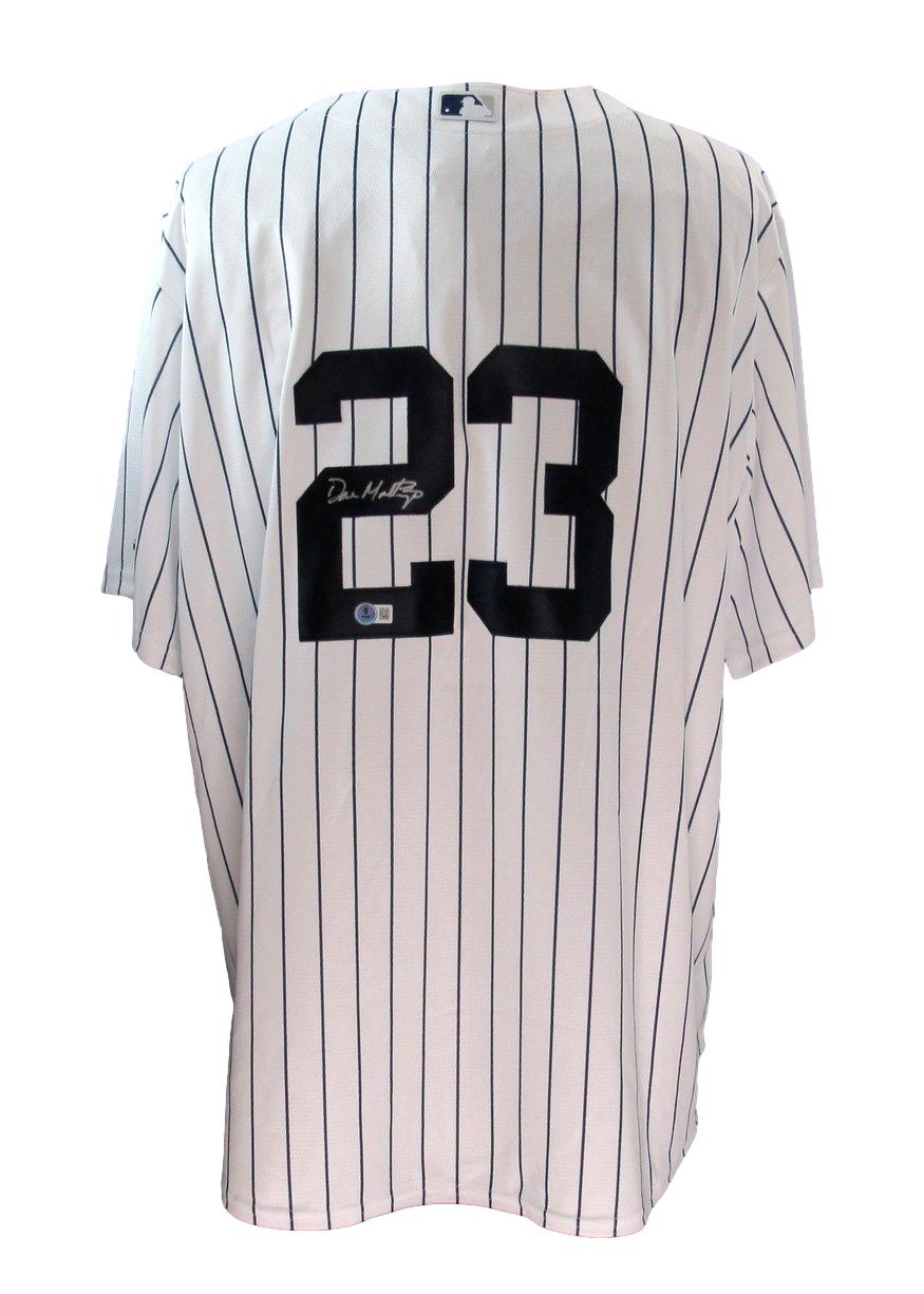 Don Mattingly New York Yankees Autographed Magestic XXL Jersey Beckett 187214