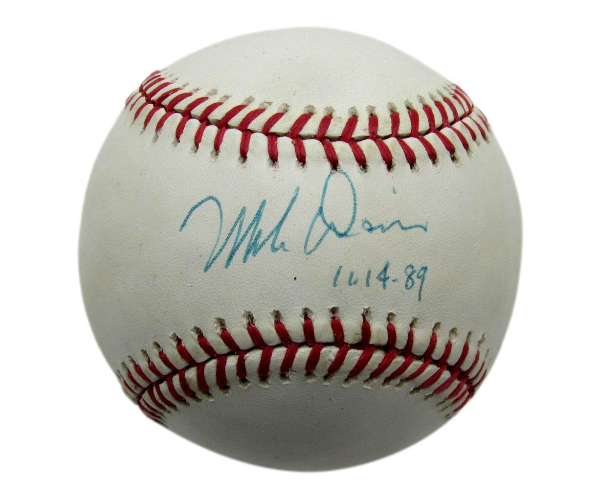 Mike Davis Autographed OAL Baseball Oakland A's JSA 180609