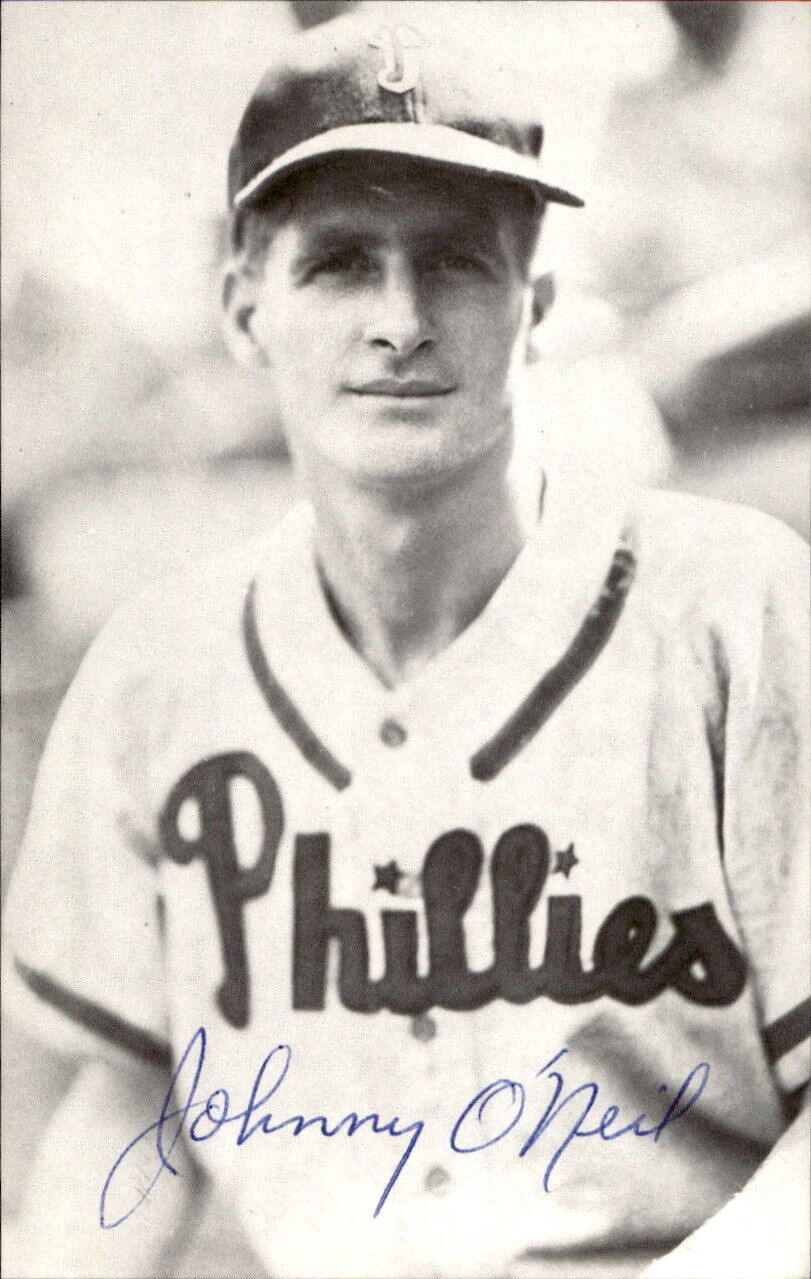 John O'Neil Phillies d. 2012 Signed/Autographed 3x5  Photo 178688