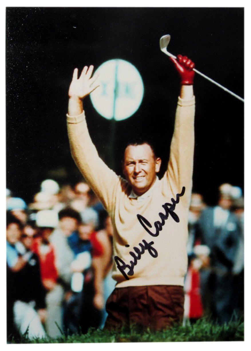 Billy Casper PGA Golf Champion Signed/Autographed 3.5x5.5 Photo