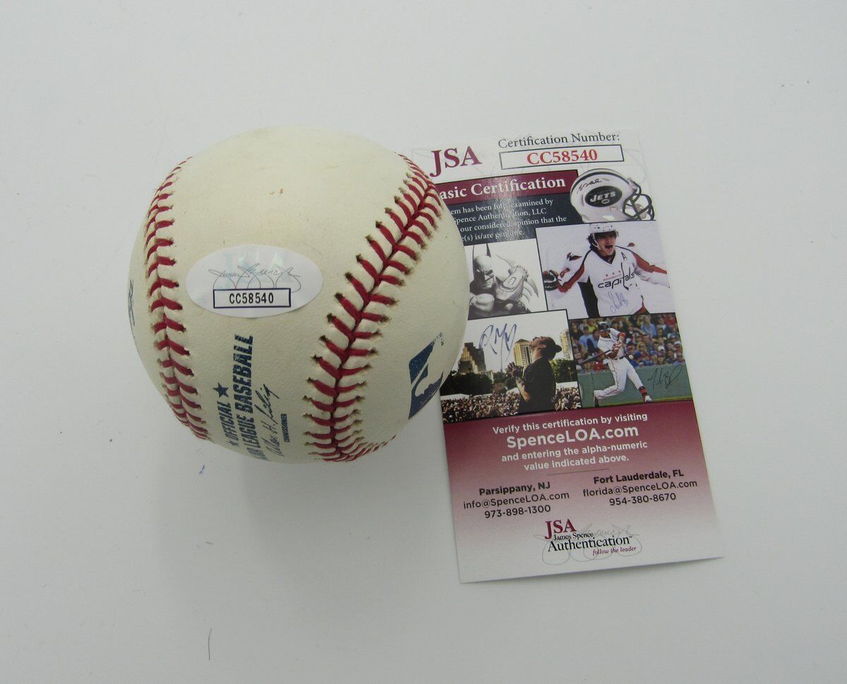 Jacob Turner Cubs Signed/Autographed OML Baseball JSA 141423