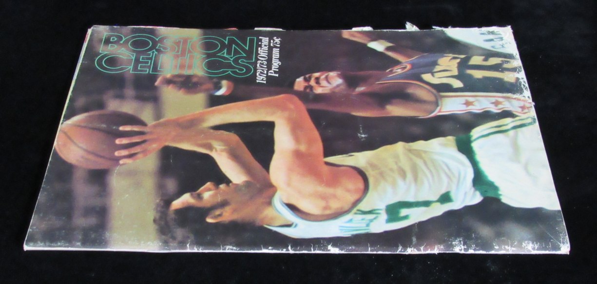 1972/73 Basketball Game Program Boston Celtics vs. Atlanta Hawks 189166