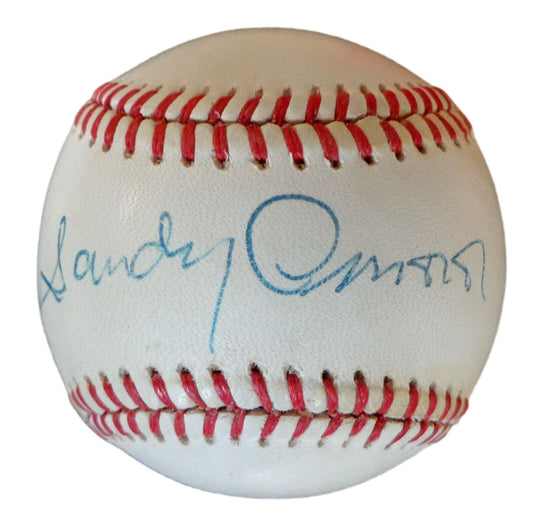 Sandy Amoros Autographed ONL Baseball Brooklyn Dodgers JSA 179835