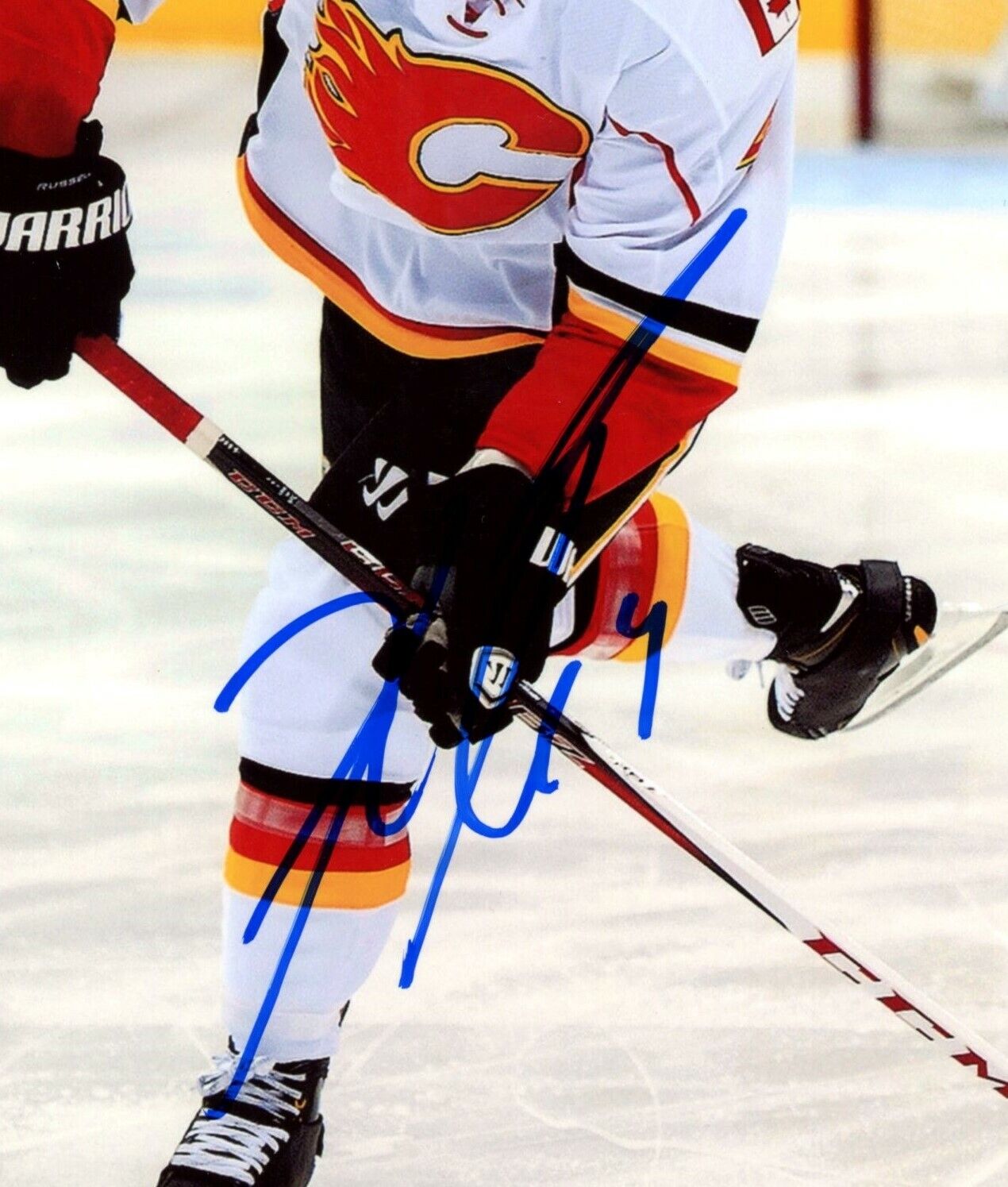 Kris Russell Calgary Flames Signed/Autographed 8x10 Photo 153063