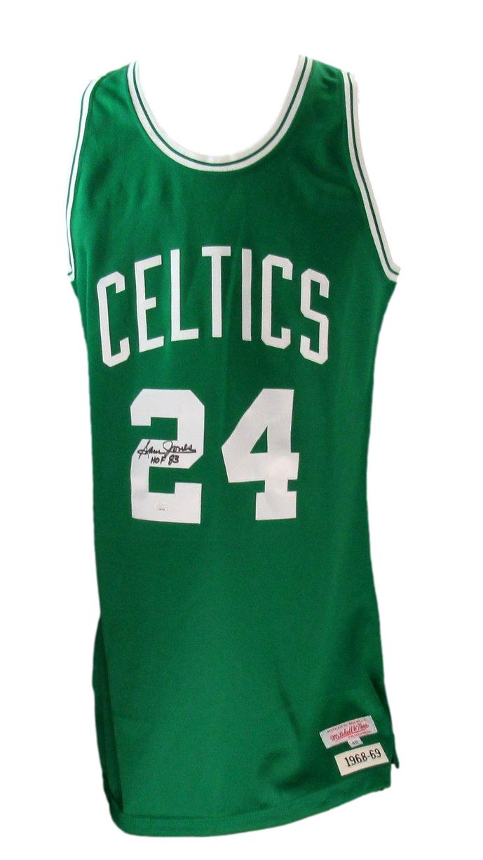 Sam Jones Signed/Inscribed HOF 83 Boston Celtics NBA Jersey JSA 186816