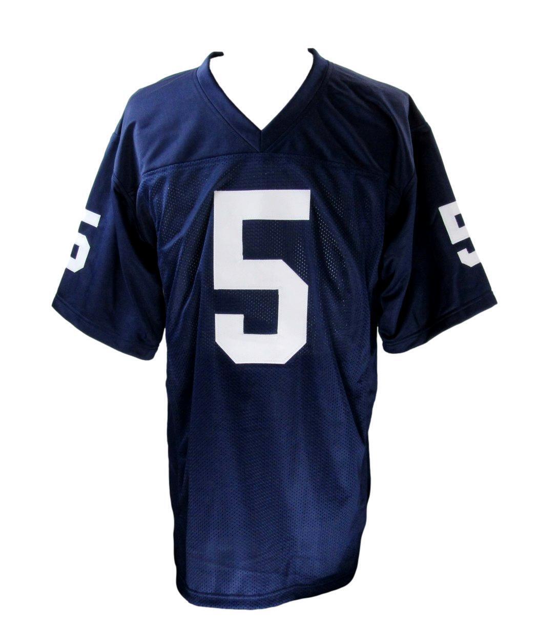 Jahan Dotson Autographed Blue Custom Football Jersey Penn State JSA