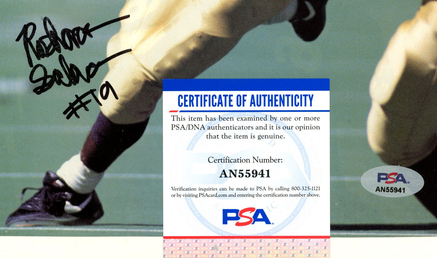 Rashaan Salaam Signed 8x10 Magazine Photo Colorado 1994 Heisman PSA/DNA 188087