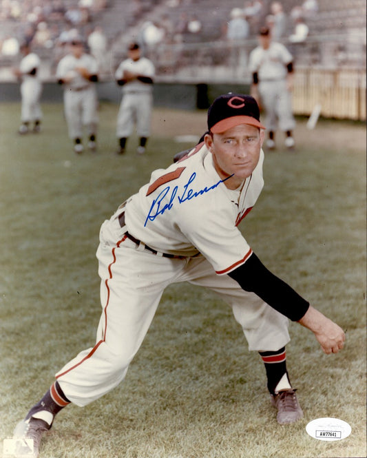Bob Lemon HOF Signed/Autographed 8x10 Photo Cleveland Indians JSA 191350