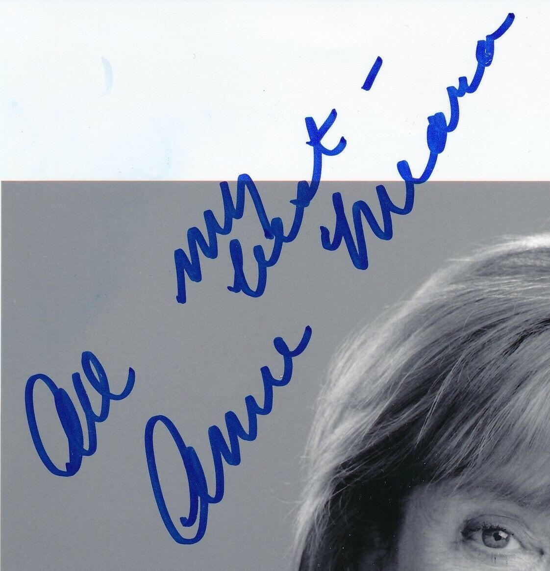 Anne Meara Actress Signed/Inscribed 8x10 B/W Photo JSA 159925