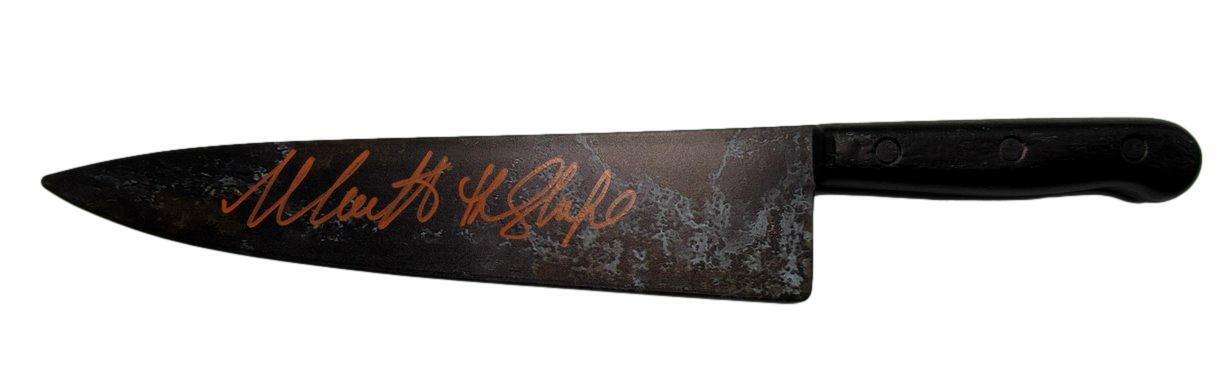 Nick Castle Autographed Inscr. The Shape Knife "Michael Myers Knife 10" JSA