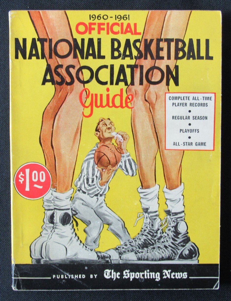 1960-61 The Sporting News NBA Guide 176584