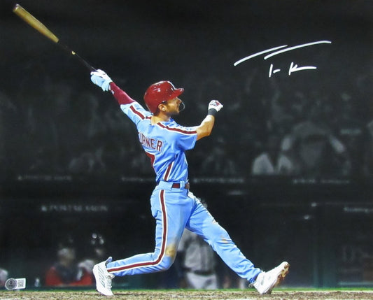 Trea Turner Signed/Auto 16x20 Photo Philadelphia Phillies Beckett 188776