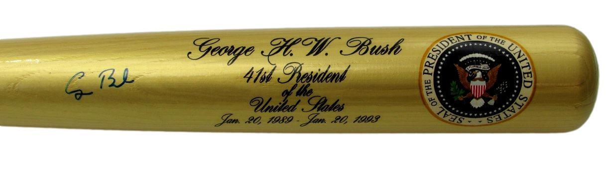 George H. W. Bush Signed/Autographed Cooperstown Baseball Bat PSA/DNA 166030