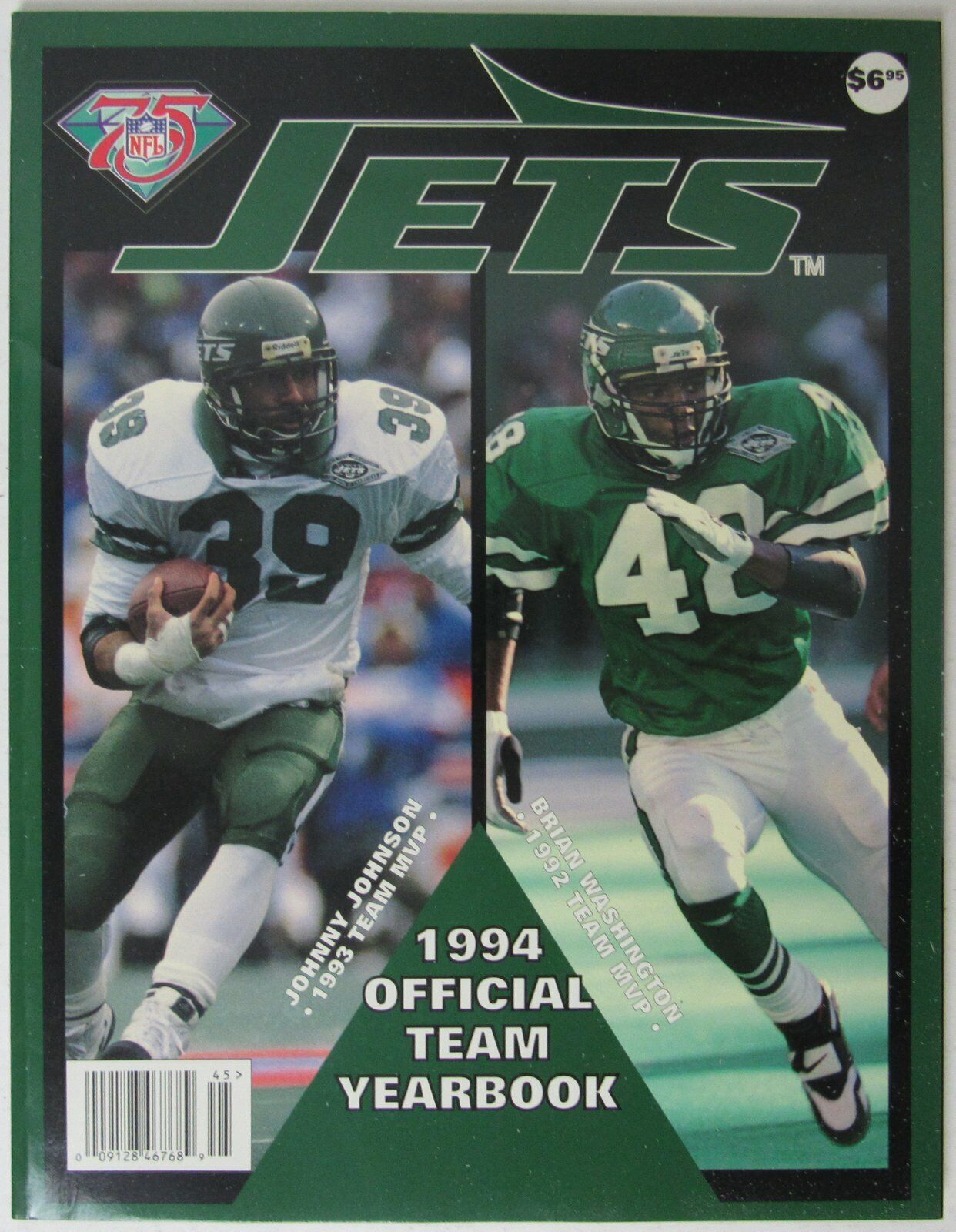 1994 New York Jets Official Yearbook 145088