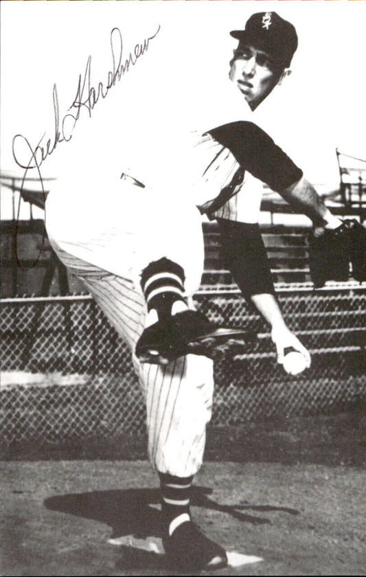 Jack Harshman Chicago White Sox d. 2013 Signed/Auto 3x5  Photo 178437