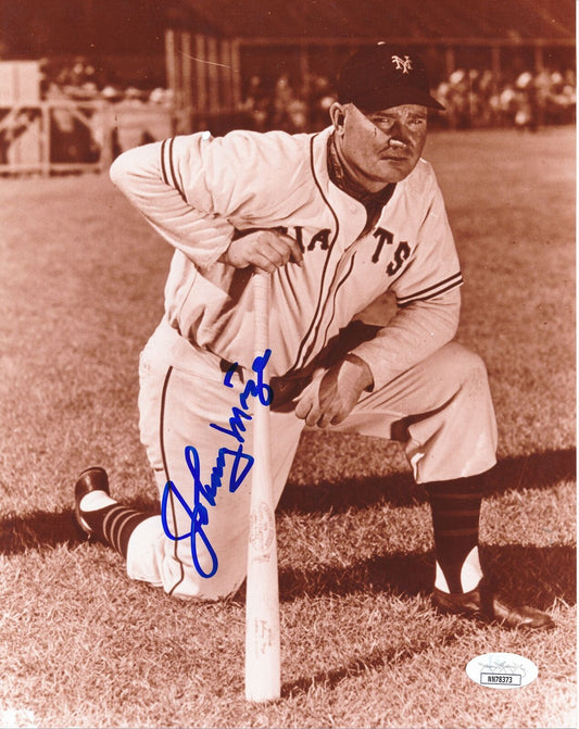 Johnny Mize HOF New York Giants Signed/Autographed 8x10 Photo JSA 159107