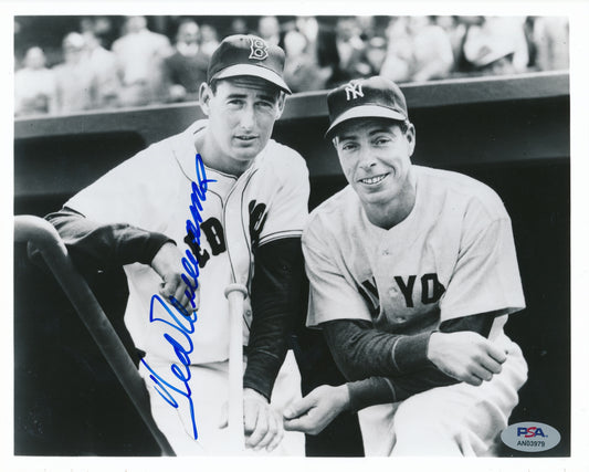 Ted Williams HOF Signed/Auto 8x10 B/W Photo Boston Red Sox PSA/DNA 191861
