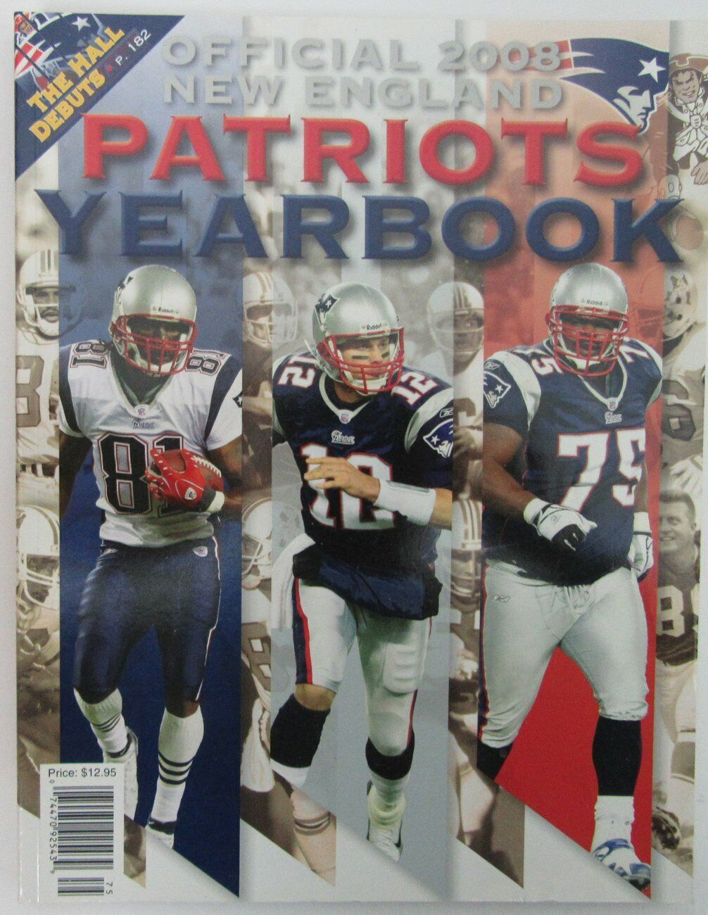 2008 New England Patriots Official NFL Team Yearbook Tom Brady  153016