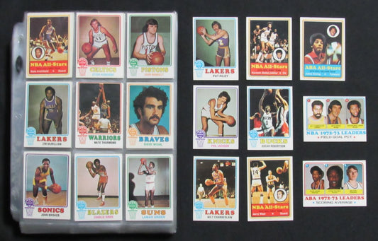 1973-74 TOPPS Basketball Complete Set (264) Abdul-Jabbar Erving West 189322