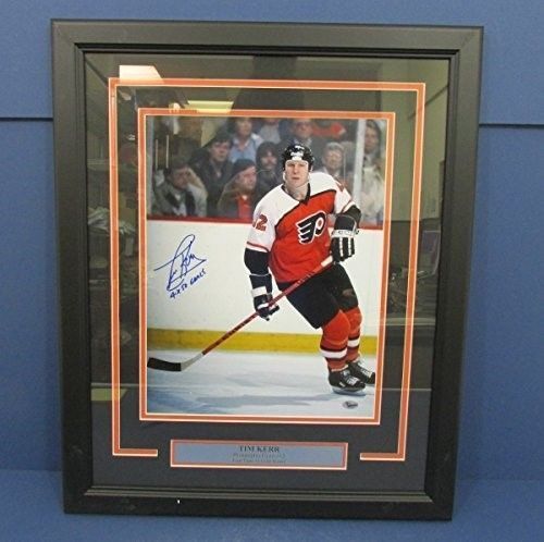 Tim Kerr Philadelphia Flyers Signed/Framed "4X 50 Goals" 11x14 Photo BA00245