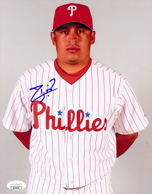 Carlos Ruiz Autographed 8x10 Photo Philadelphia Phillies JSA