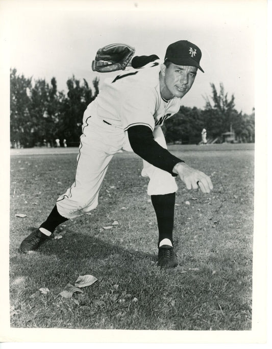 Jim Hearn 8x10 B/W 1953 Press Wire Photo New York Giants