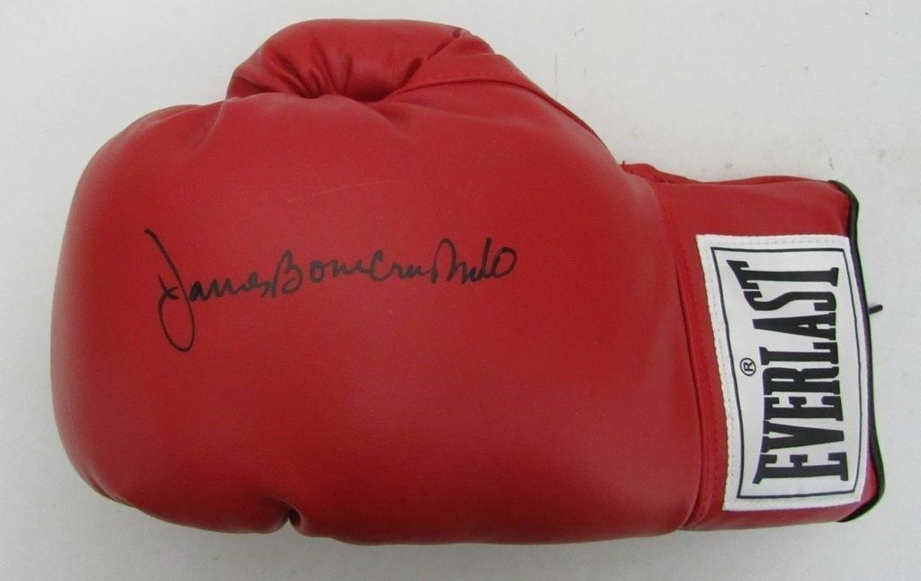 James Smith "Bone Crusher" Signed Everlast Boxing Glove JSA 134531