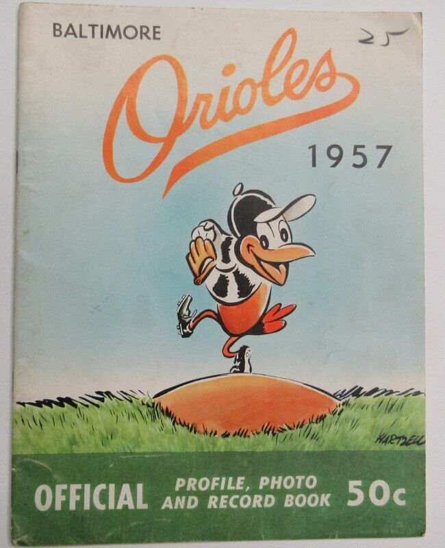 1957 Baltimore Orioles Yearbook Rare Brooks Robinson 142935