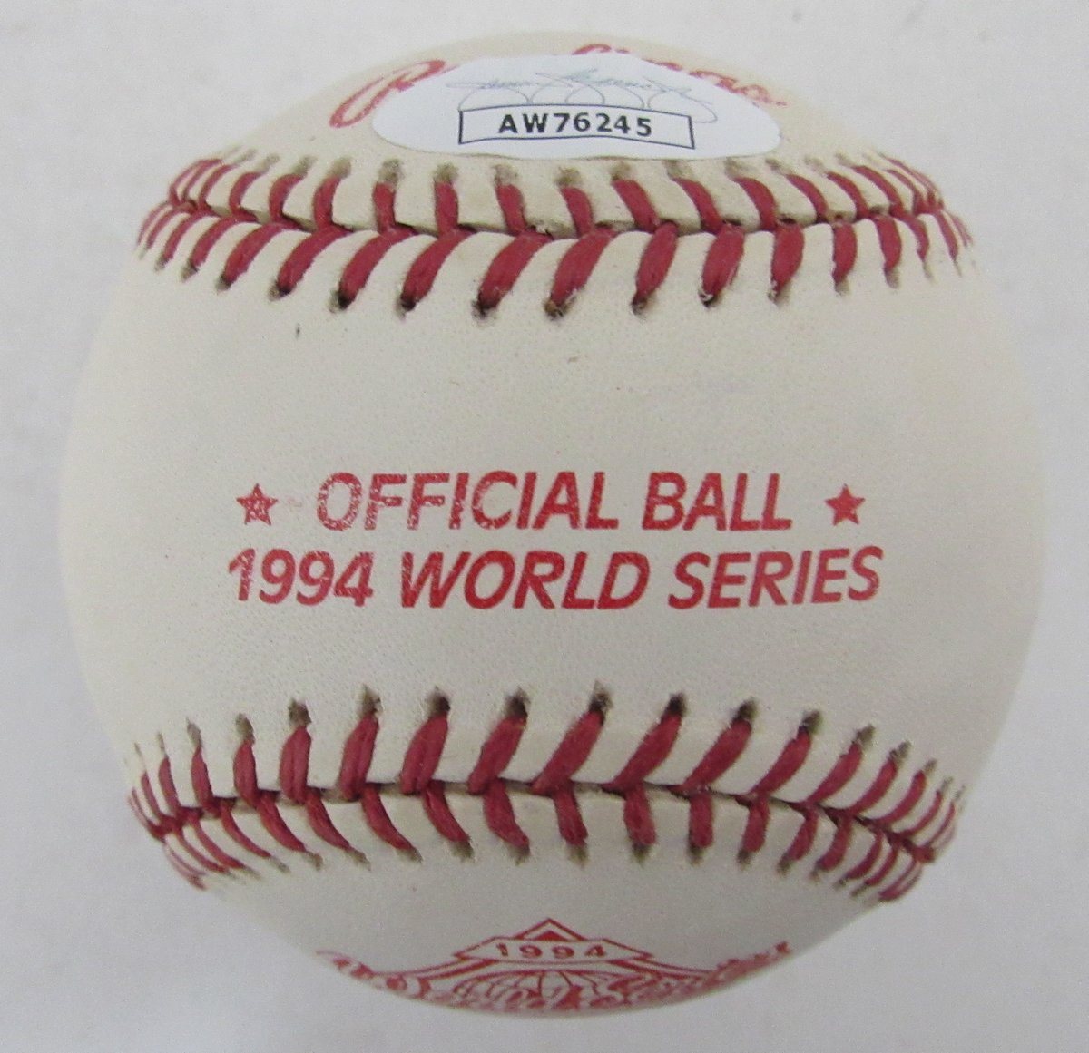 Bret Saberhagen Signed/Inscribed 1994 WS Baseball New York Mets JSA 192466
