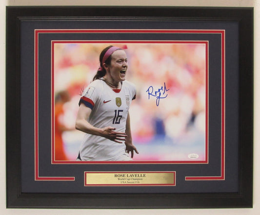 Rose Lavelle USA Women's Soccer Signed/Autographed 11x14 Photo Framed JSA 146153