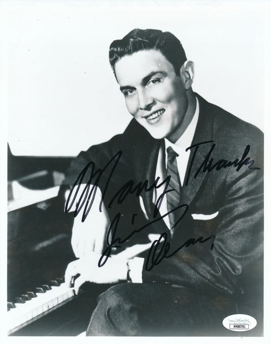 Jimmy Dean Performer Signed/Autographed 8x10 B/W Photo JSA 159923