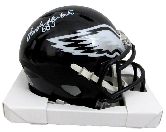 Jordan Mailata Autographed Mini 2022 Alternate Football Helmet Eagles JSA 183542