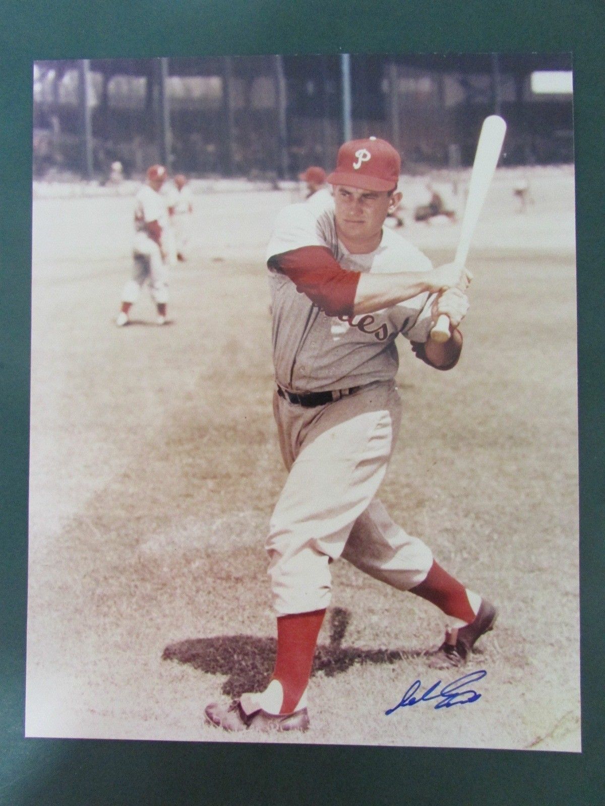 Del Ennis Philadelphia Phillies Signed/Autographed 8x10 Photo 125863