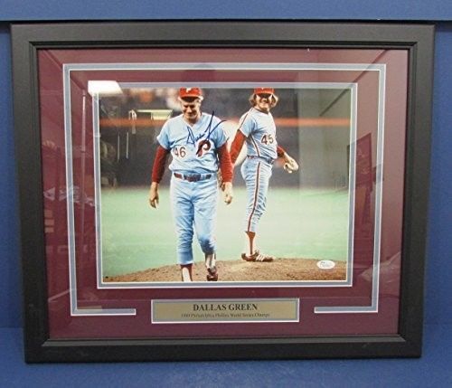 Dallas Green Philadelphia Phillies Framed/Signed 11x14 Photo JSA W347442