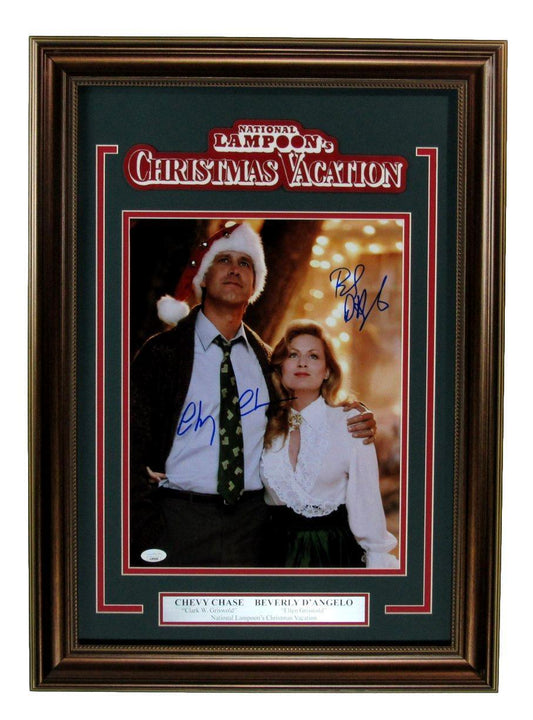 Chevy Chase/Beverly D'Angelo Autographed 11x14 Photo Framed JSA