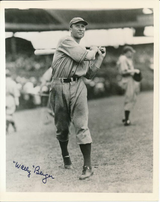 Wally Berger Boston Braves Signed/Autographed 8x10 Photo JSA 143296