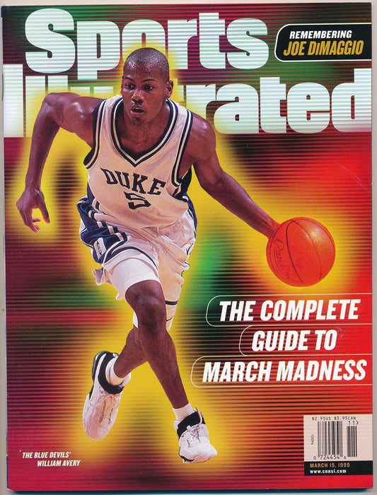 March 15, 1999 William Avery Sports Illustrated NO LABEL Newsstand Duke