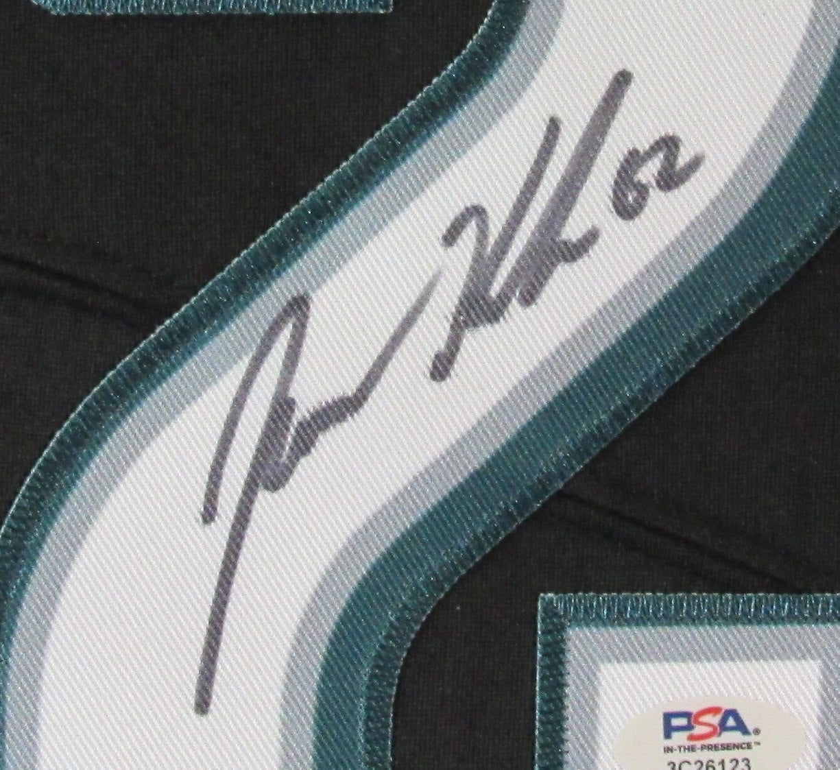 Jason Kelce Signed Philadelphia Eagles Football Jersey Framed PSA/DNA 190535