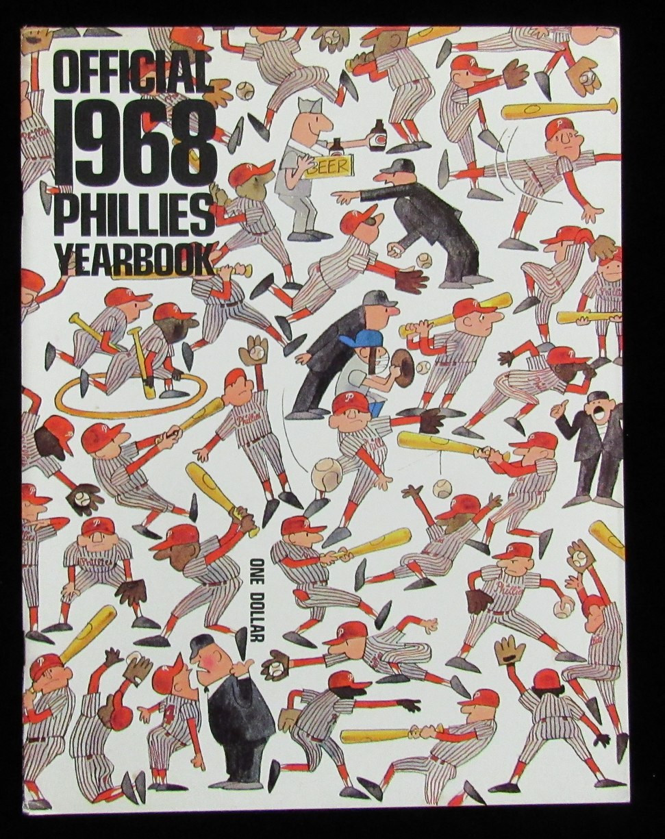 1968 Philadelphia Phillies Official Yearbook 183686