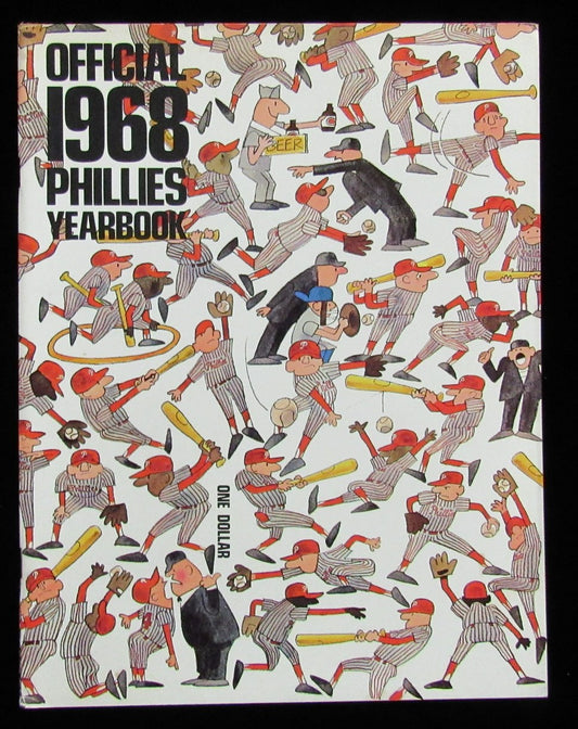 1968 Philadelphia Phillies Official Yearbook 183686